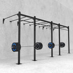 20' Wall-Mount Builder® Rig: Intermediate 1 w/ 2' Monkey Bar Spacing