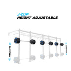 24' Wall-Mount Builder® Rig: Intermediate 1 w/ 2' Monkey Bar Spacing