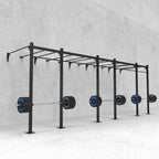 24' Wall-Mount Builder® Rig: Intermediate 1 w/ 2' Monkey Bar Spacing