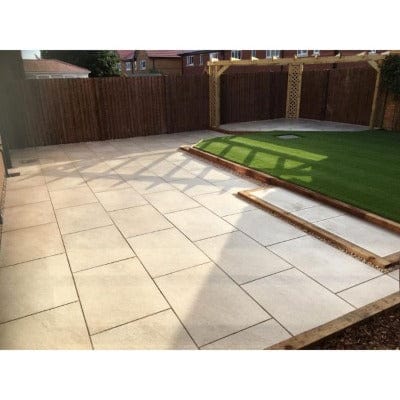 Lake Ivory Vitrified Porcelain Paving Pack - All Sizes