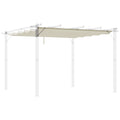 Retractable Replacement Pergola Canopy for 10' x 10' Pergola, White