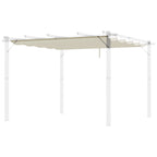 Retractable Replacement Pergola Canopy for 10' x 10' Pergola, White