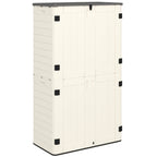 368 Gallon Waterproof Deck Box with Openable Top & Lockable Doors
