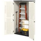 368 Gallon Waterproof Deck Box with Openable Top & Lockable Doors