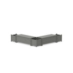 48" Country Living L- Shaped Planter Storage Bench Corner Set