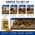 HabiStat Leopard Gecko Bedding Reptile Substrate 10kg