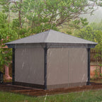 3 x 3 m Gazebo Protective Cover, Waterproof Cover for Gazebo, Canopy, and Tent