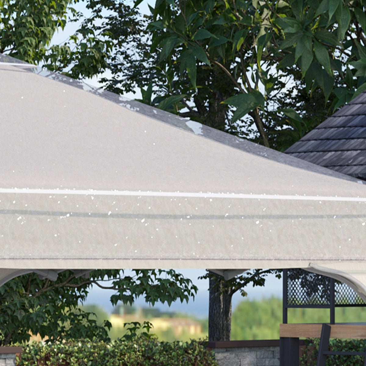 3 x 3 m Gazebo Protective Cover, Waterproof Cover for Gazebo, Canopy, and Tent