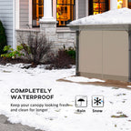3 x 3 m Gazebo Protective Cover, Waterproof Cover for Gazebo, Canopy, and Tent