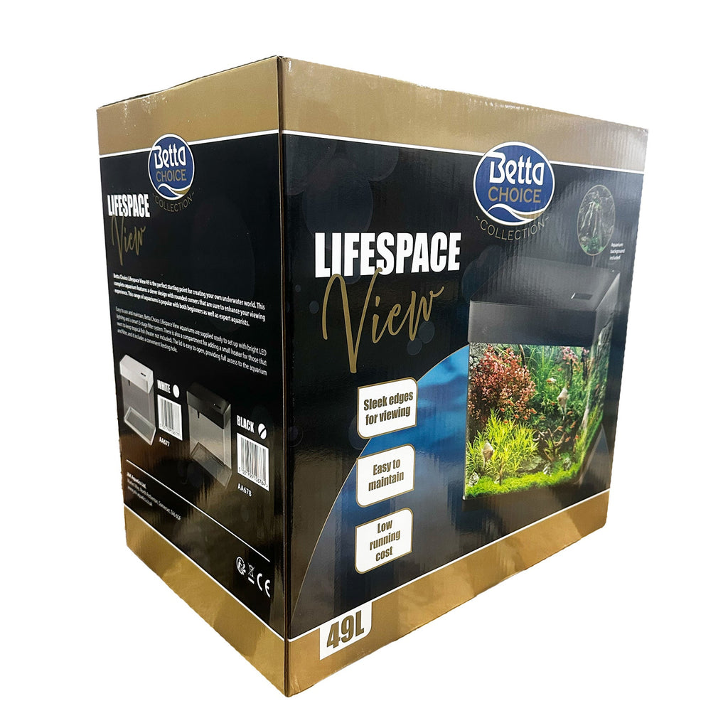 Betta Choice 49L Aquarium with LED & 3-Stage Filter