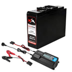 KickAss 12V 120Ah Deep Cycle AGM Battery + 22A Charger Bundle