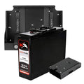 KickAss 12V 120Ah Slimline Deep Cycle AGM Battery Bundle with Tray & Accessory Panel