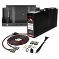 KickAss 12V 170Ah Slimline Deep Cycle AGM Battery Bundle with Tray & Wiring Kit