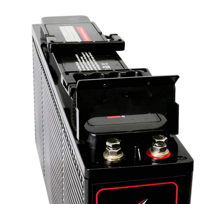 KickAss Twin 12V 170Ah Slimline Deep Cycle AGM Battery Bundle with Linking Cables - 340Ah Total Capacity