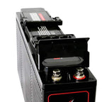 KickAss Twin 12V 170Ah Slimline Deep Cycle AGM Battery Bundle with Linking Cables - 340Ah Total Capacity