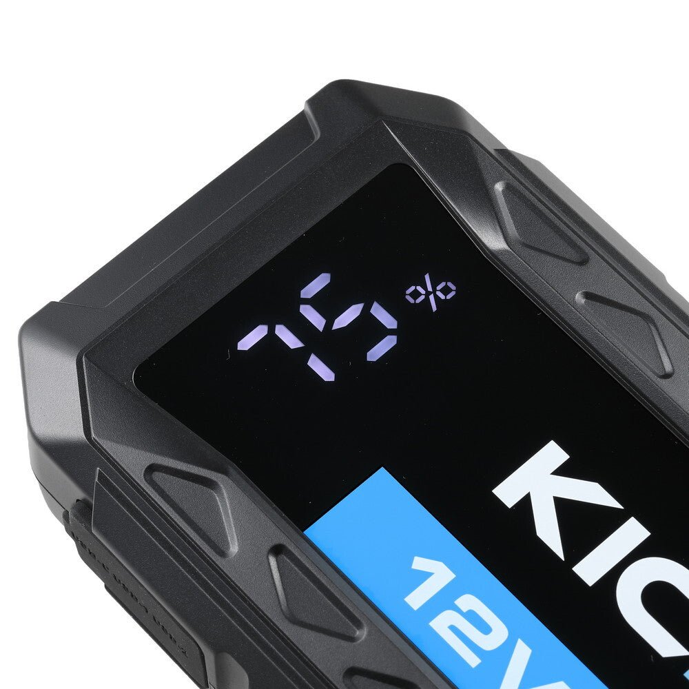 KickAss 12V, 1500A Portable Car Jump Starter with Power Bank - 3000A Peak