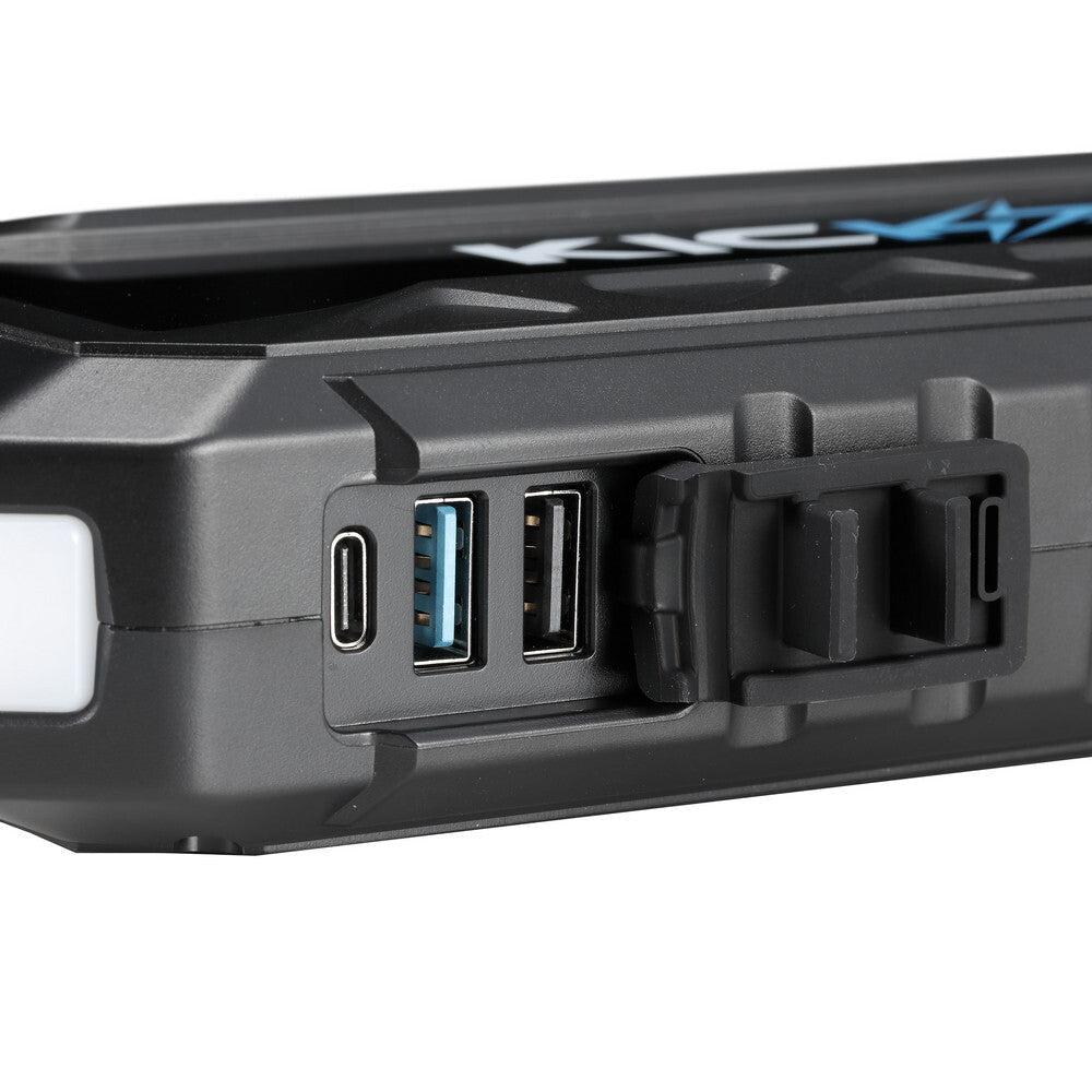 KickAss 12V, 1500A Portable Car Jump Starter with Power Bank - 3000A Peak