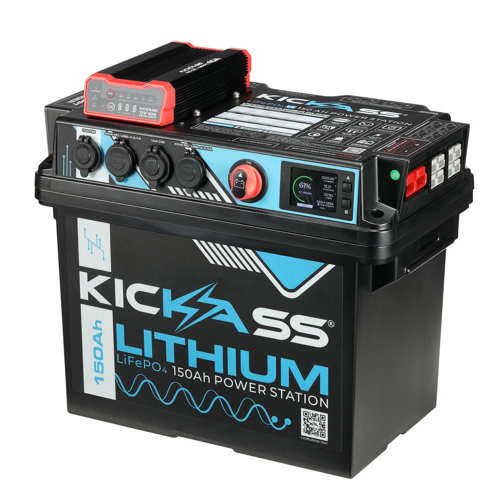 KickAss 150Ah Lithium Power Station with 40A DCDC Charger