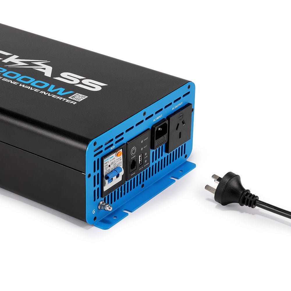 KickAss 12V to 240V Pure Sine Wave 2000W Inverter
