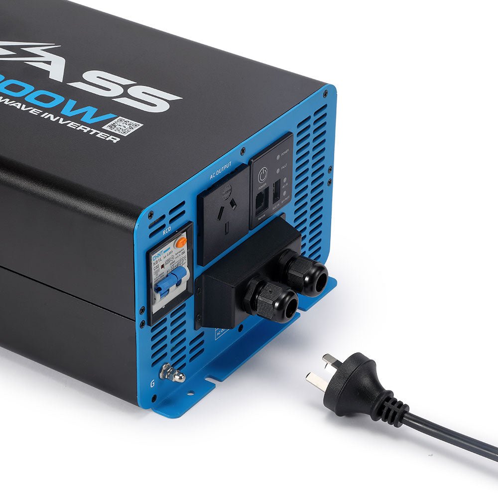 KickAss 12V to 240V Pure Sine Wave 3000W Inverter