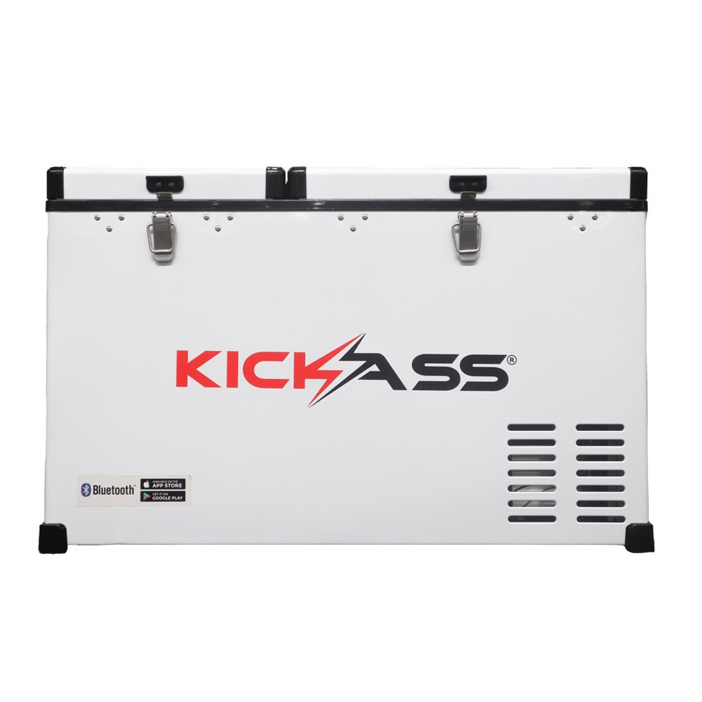KickAss 75L Dual Zone Fridge + Fridge Slide Bundle