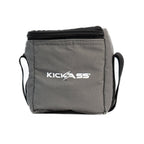 KickAss Canvas Clear Top Storage Bag with Soft Padded Lining - 25x13x15cm
