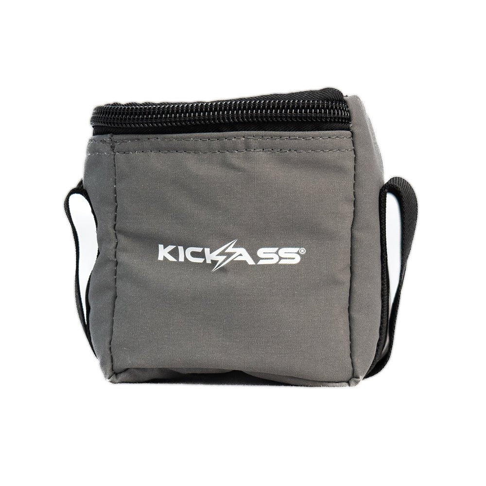 KickAss Canvas Clear Top Storage Bag with Soft Padded Lining - 25x13x15cm
