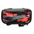 KickAss Canvas Clear Top Storage Bag with Soft Padded Lining - 25x13x15cm
