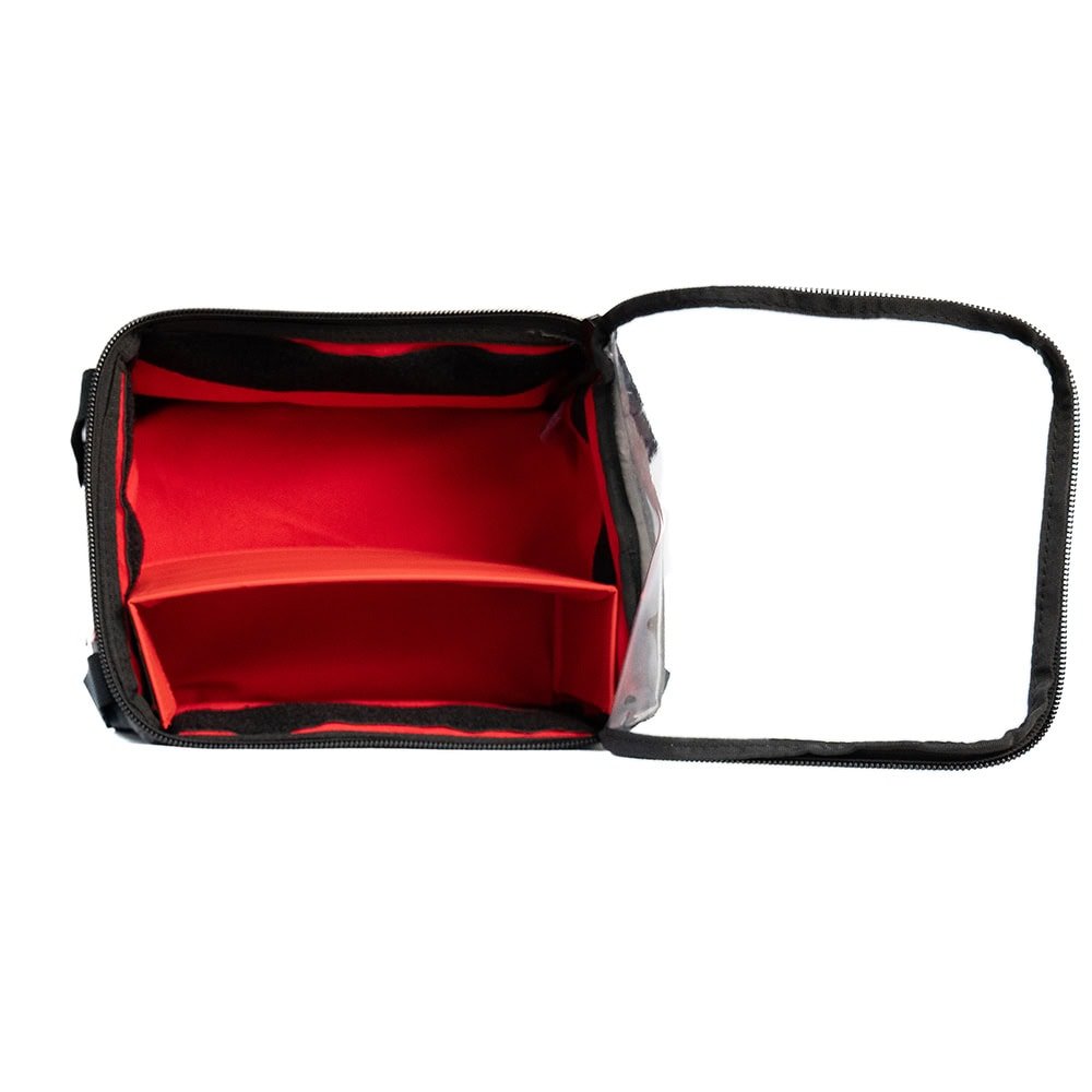 KickAss Canvas Clear Top Storage Bag with Soft Padded Lining - 20x25x15cm