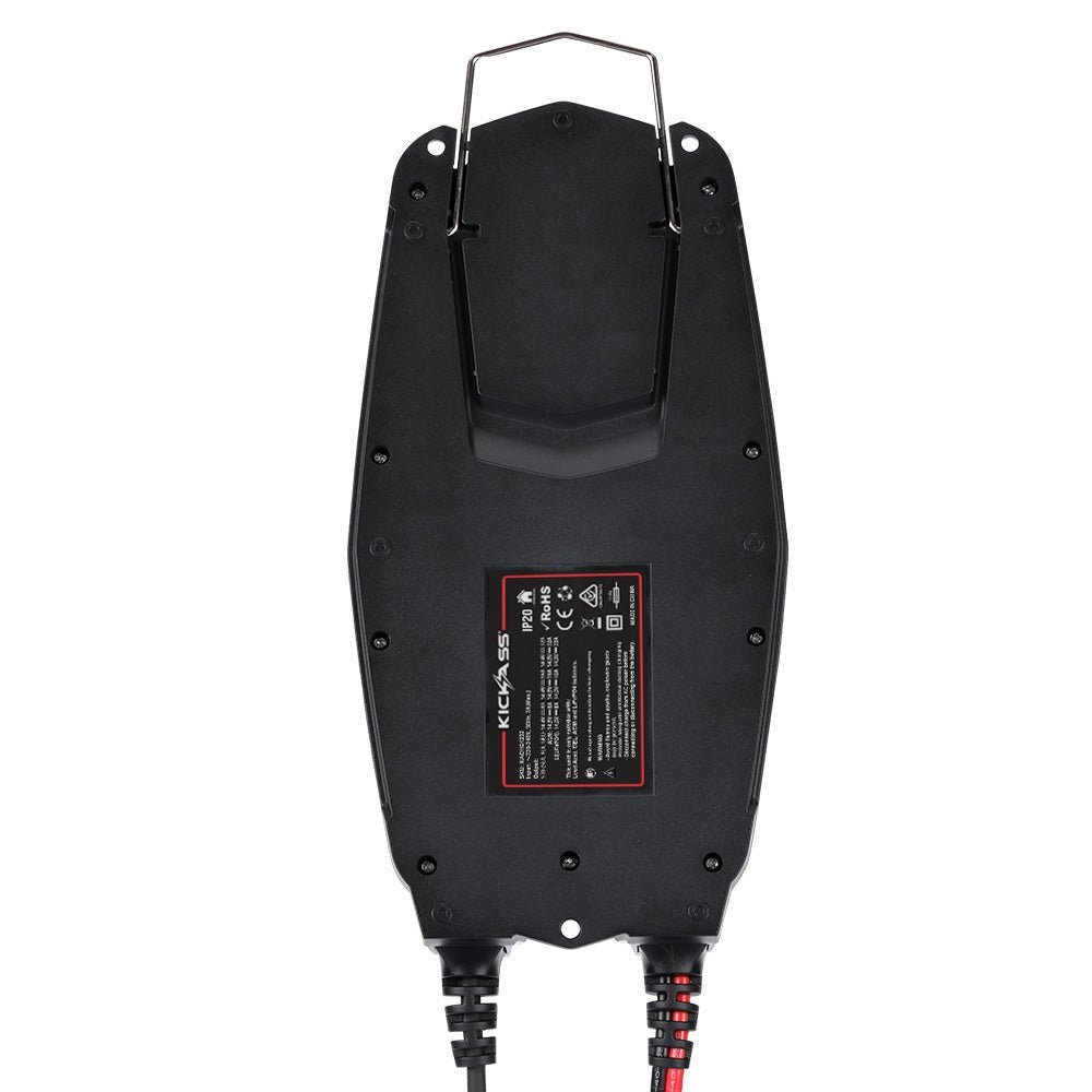 KickAss Flexicharge 12V 32A ACDC Smart Battery Charger For Lead Acid, AGM & Lithium Batteries