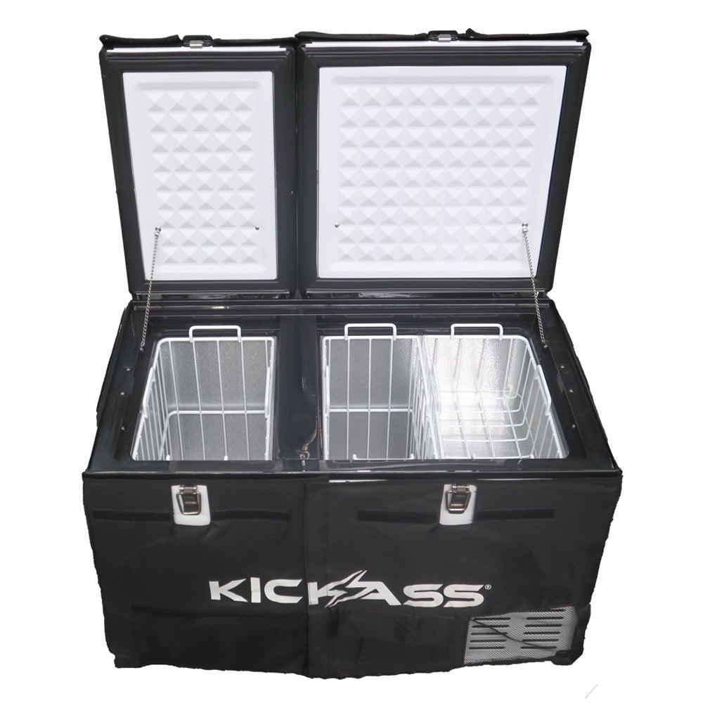 KickAss Magnetised Fridge Cover for 75L Dual Zone Fridge/Freezer