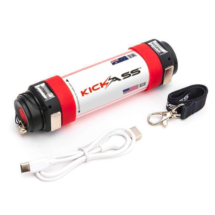KickAss Rechargeable LED Torch with Power Bank - Small