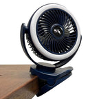 KickAss Portable Clip Fan with LED Light