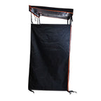 KickAss Premium Shower Awning - Black & Orange