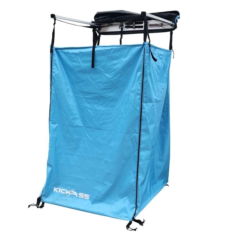 KickAss Premium Shower Awning - Blue
