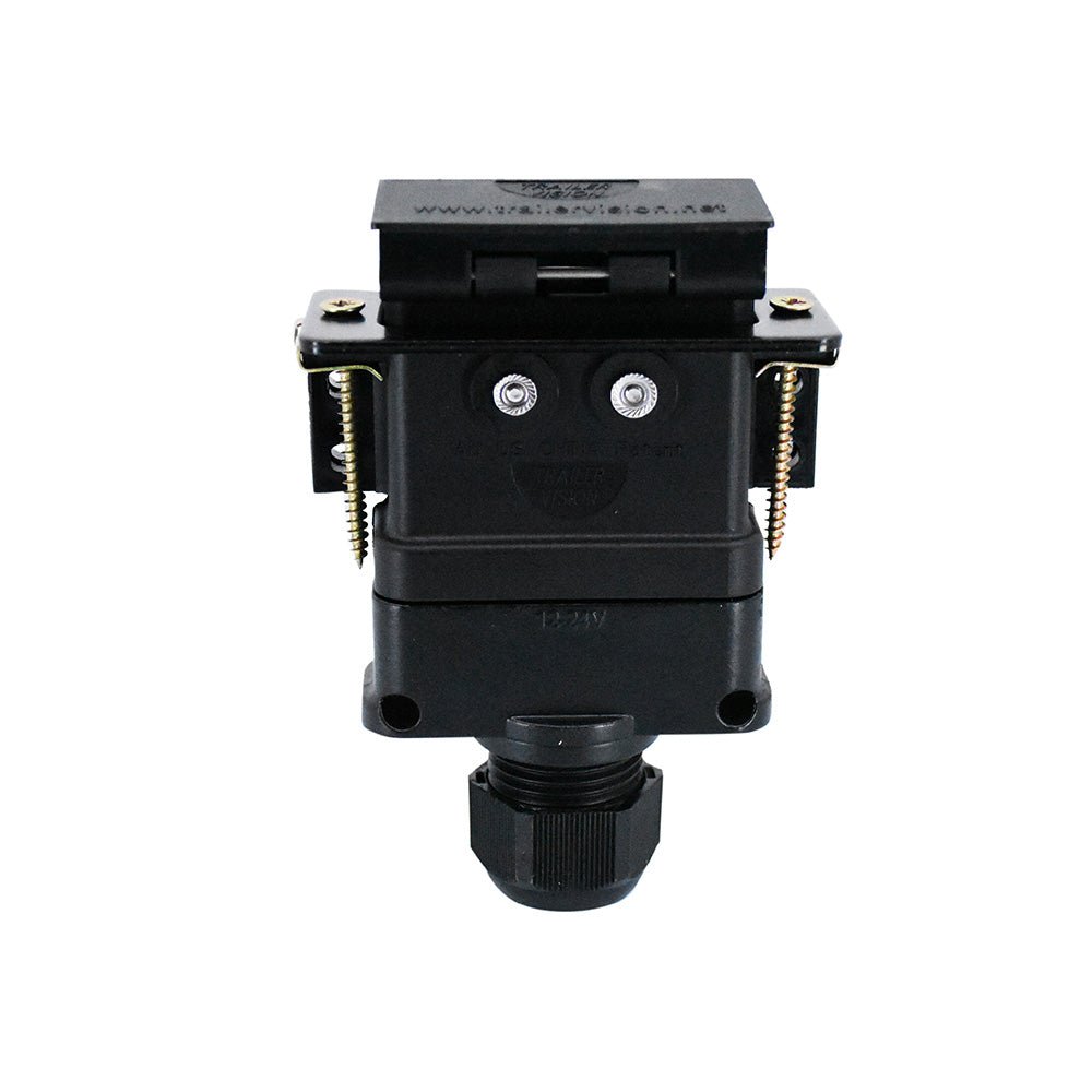 50A Anderson Style 3 Pin Connector Cover Flush Mount with Cable Gland (3-Pin)