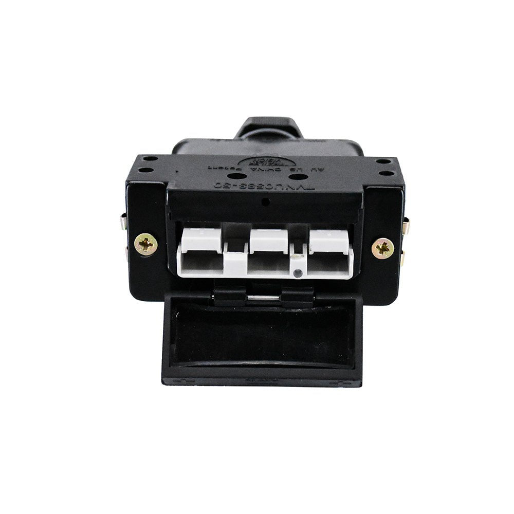 50A Anderson Style 3 Pin Connector Cover Flush Mount with Cable Gland (3-Pin)
