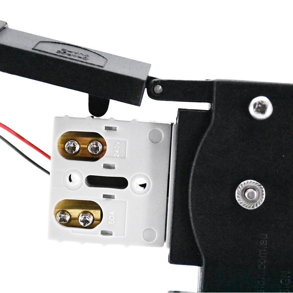 50A Anderson Style Dual Connector Cover with Red & Grey Quick Screw LED Connectors