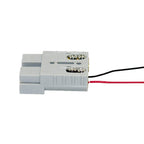 50A Grey Anderson Style Quick Screw Connector with Red LED Light