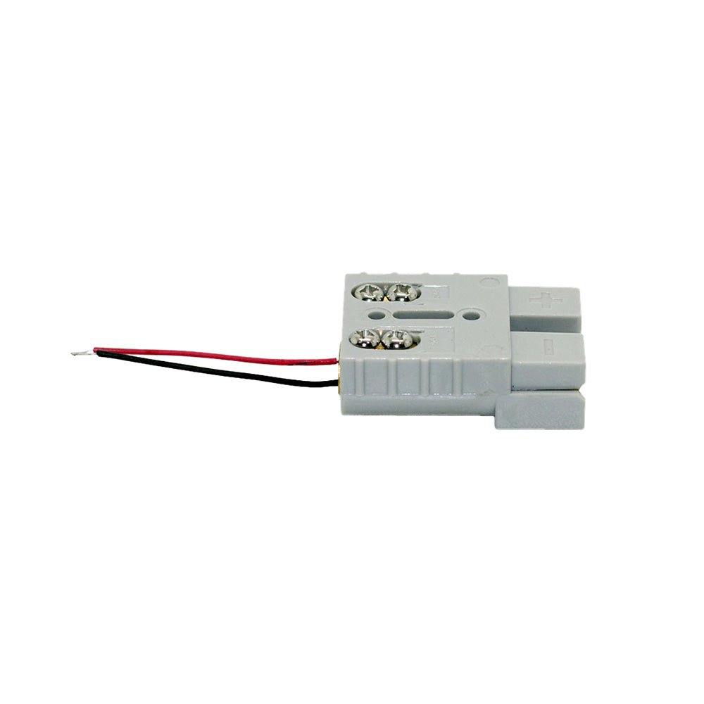 50A Grey Anderson Style Quick Screw Connector with Red LED Light