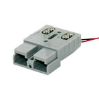 50A Grey Anderson Style Quick Screw Connector with Red LED Light