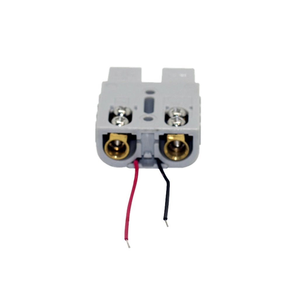 50A Grey Anderson Style Quick Screw Connector with Red LED Light