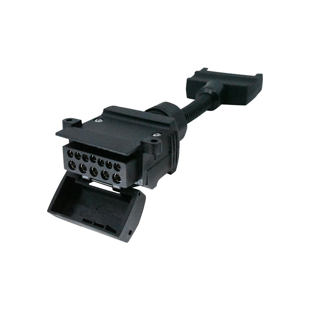 7-Pin Flat Plug to 12-Pin Flat Socket Adapter