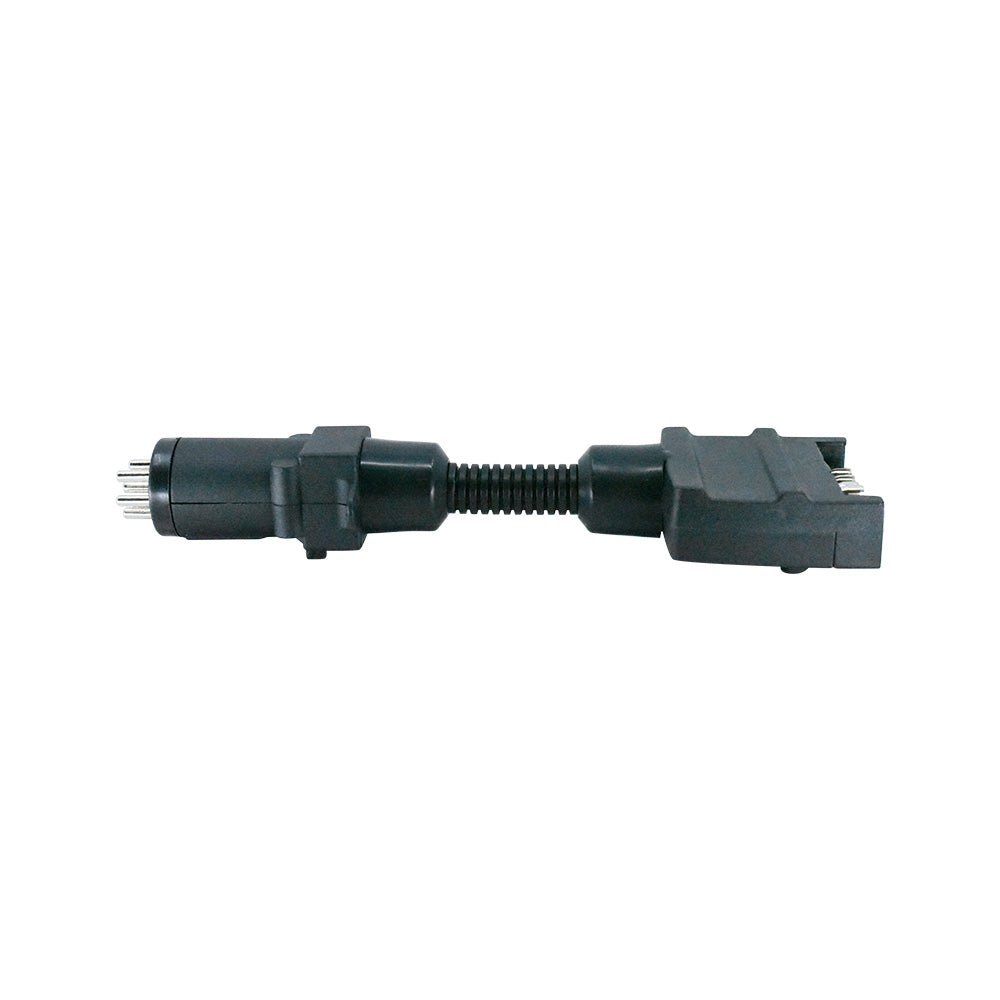 7-Pin Flat Socket to 7-Pin Round Socket Adapter