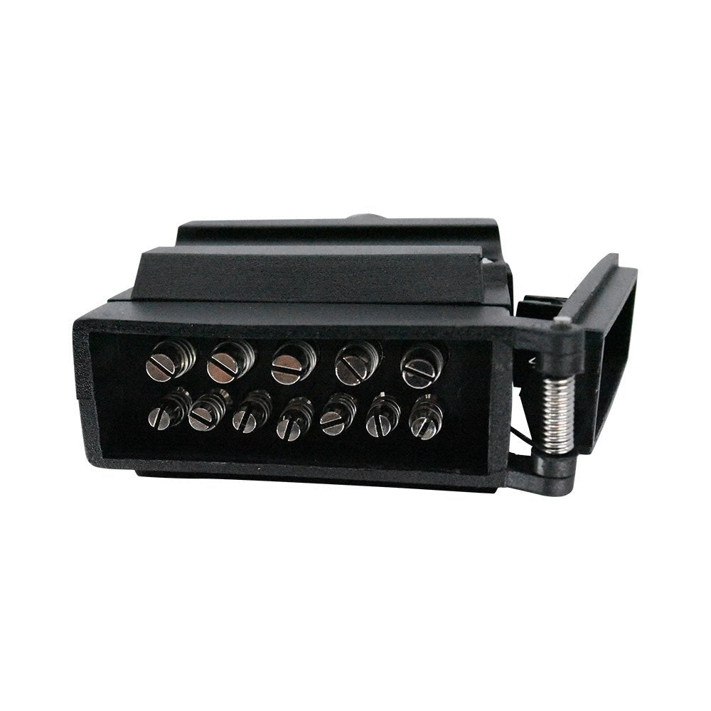 7-Pin Flat Socket to 7-Pin Round Socket Adapter