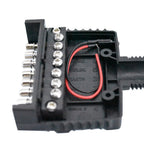 7-Pin Flat Trailer Plug Tornado Springs with Front Cover
