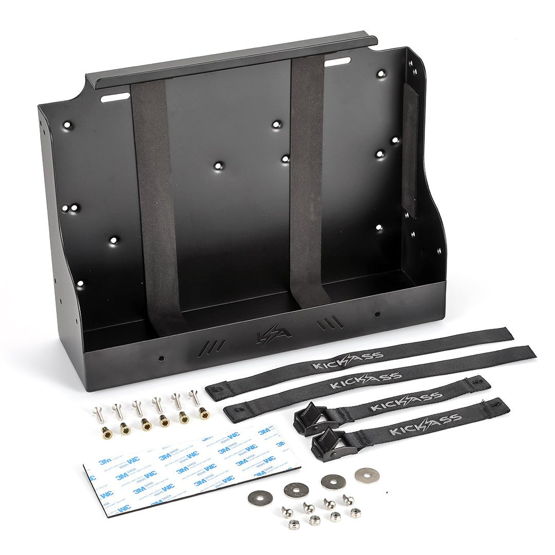 KickAss 120Ah Slimline Battery Tray + Accessory Panel Bundle