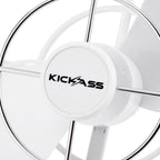 KickAss 12V / 24V 360°, 3 Speed Caravan Fan - White