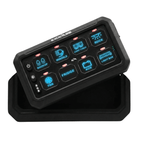 KickAss 12V/24V 8 Gang Wireless Switch Panel with Magnetic Charging Cradle - MKII