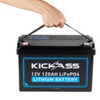 KickAss 12V 120Ah Lithium Deep Cycle Battery LiFePO4